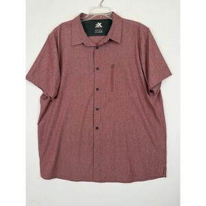 ZeroXposur‎ Shirt Mens 2XL Travel Series Short Sleeve Outdoors Vented